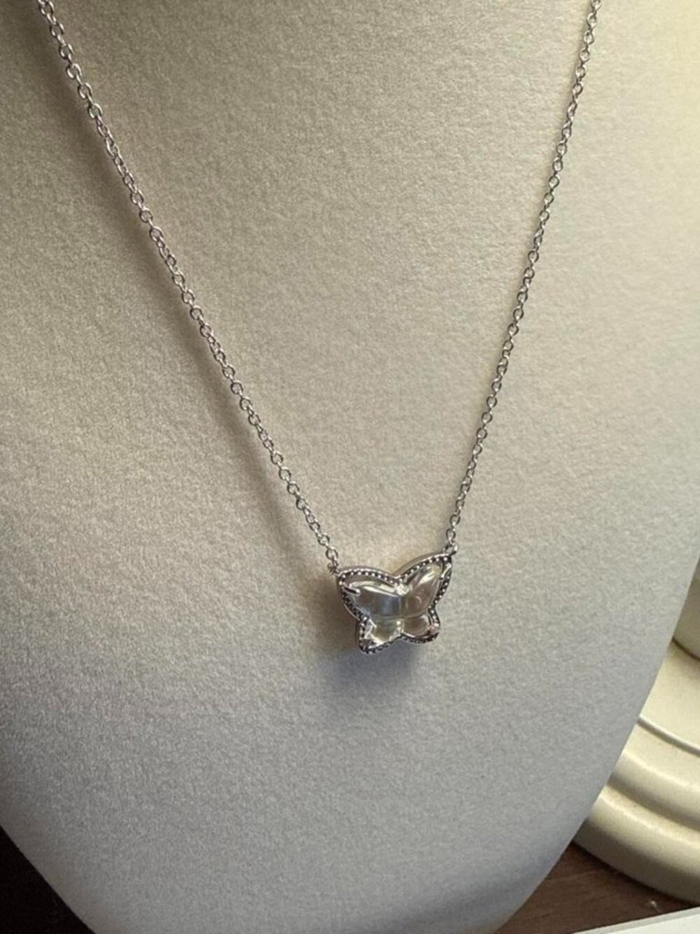 Kendra Scott Silver Butterfly Pendant Necklace